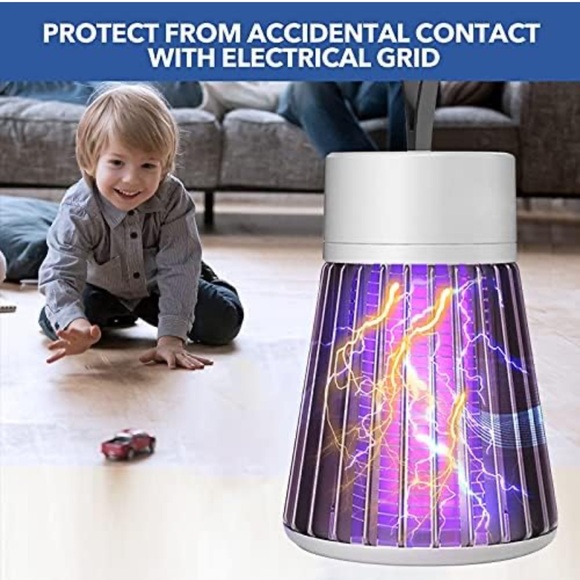 Bug Zapper Indoor Zapper USB Mosquito Trap Fly Zapper Small Brush, Radiationless - Picture 5 of 8